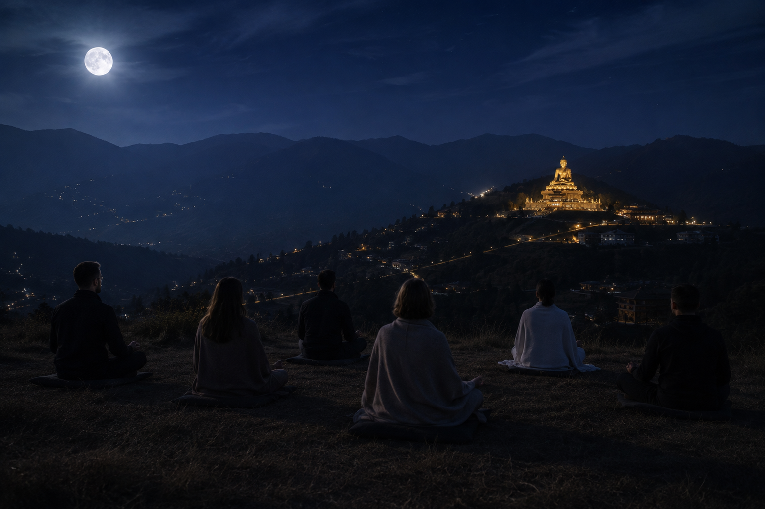 Full-moon meditation