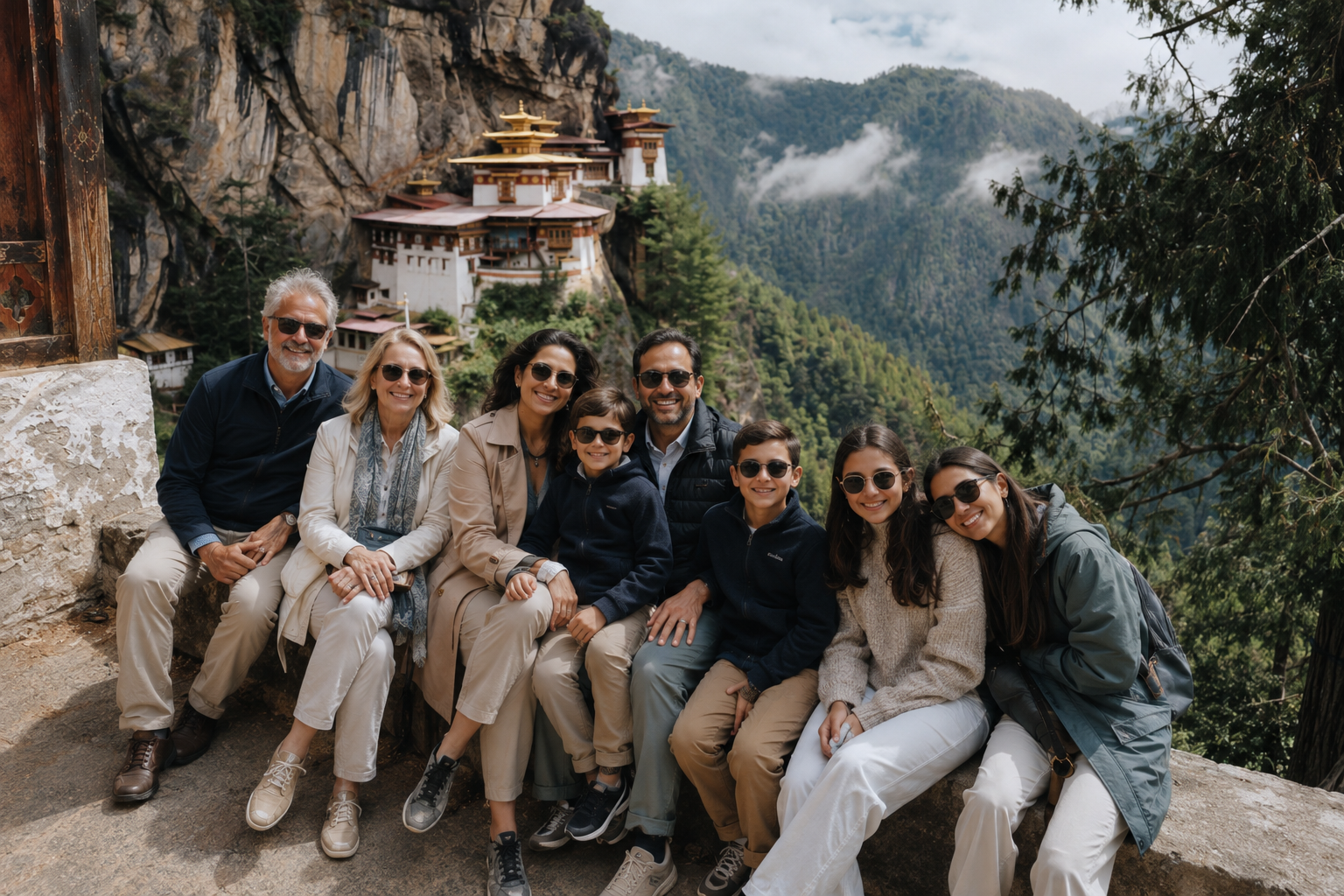 Multigenerational trips in Bhutan
